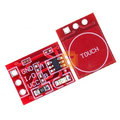 TTP223 1-Channel (Red) Digital Capacitive Touch Sensor Module (MD0679)