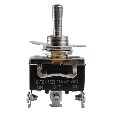 E-TEN1122 Toggle Switch 3-Pin 250VAC 15A (ON-OFF-ON) (BU0110)