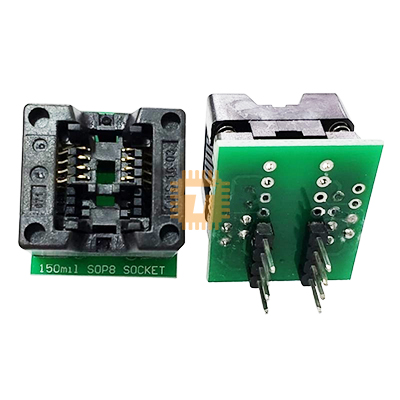 EZ Programmer Adapter Socket 150mil SOIC8 SOP8 to DIP8 (DB0064)