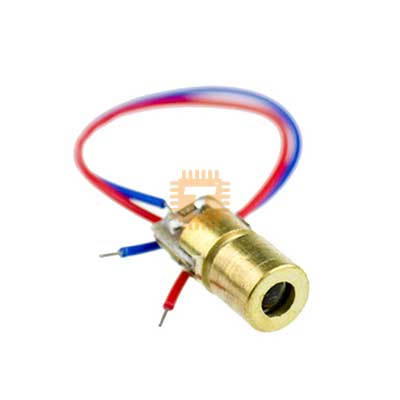 Laser Dot Diode Module 650nm 5mW 5V Small (MD0186)