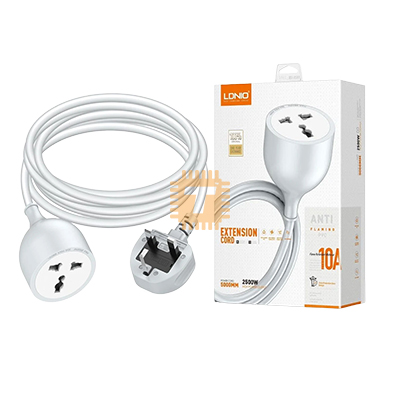 LDNIO SC1017 Universal Power Cord Extension 2500W 10A 5m (TA1670)