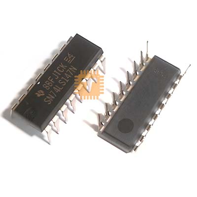 74LS147 10-Line to 4-Line Priority Encoder (74HC147) PDIP-16 (IC0156)