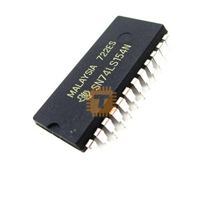 74LS154 4 Line to 16 Line Decoder/Demultiplexer (74LS154) PDIP-24 (IC0279)