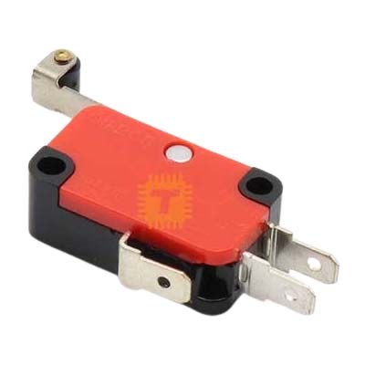Micro Limit Switch with 10mm Roller Lever 15A 250VAC (BU0031)