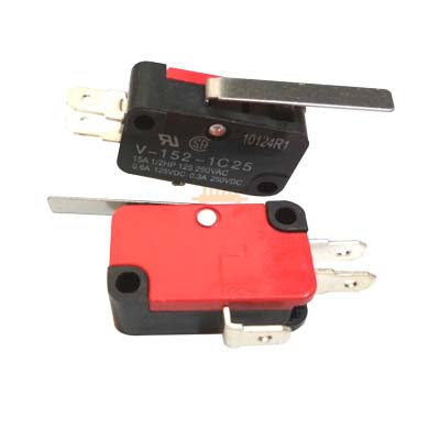 Micro Limit Switch with 27mm Lever 15A 250VAC (BU0038)