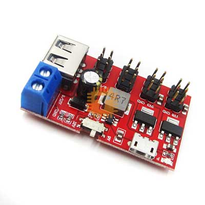 Micro USB 5V to 1.8V/3.3V/5V/9V/12V Power Module Breakout DC to DC (MD0231)