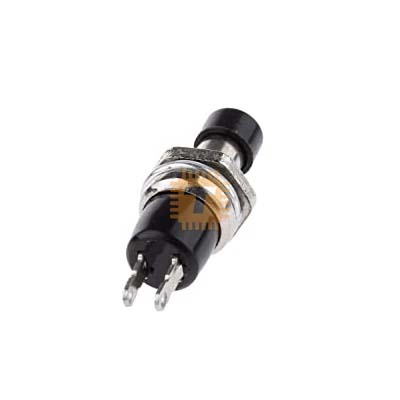 Mini Momentary Push Button Switch Black (BU0093)