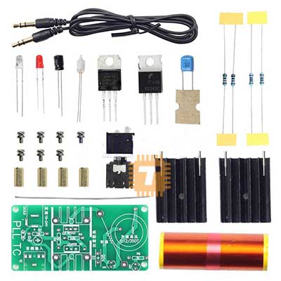 Mini Tesla Coil Plasma Generator Speaker 15-24VDC 15W Wireless Transmitter DIY Kit (MD0265)