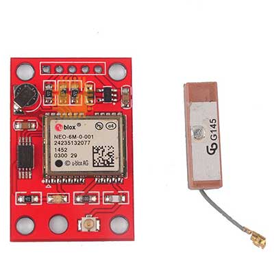 Mini Ublox NEO-6M GPS Module with Antenna (MD0327)