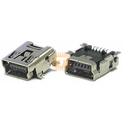 Mini USB Socket Female 5pin SMD PCB Mount (CN0007)