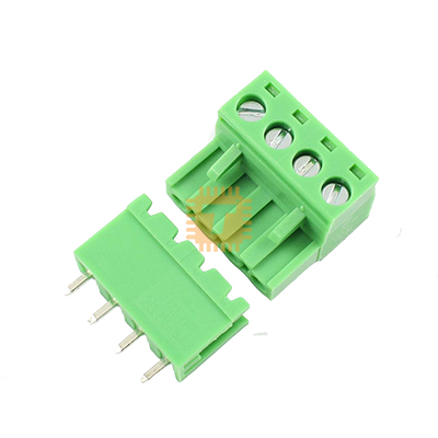 5.08mm Pitch 4-Pin 4-way Straight Pluggable Screw Terminal Block PCB Mount (TB0051)