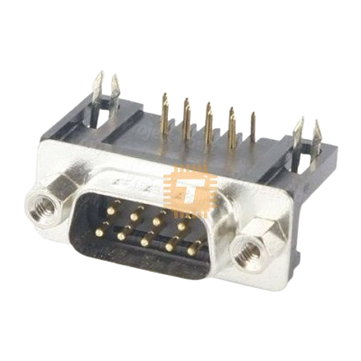 DB9 Male Right Angle PCB Mount Connector (CN0041)