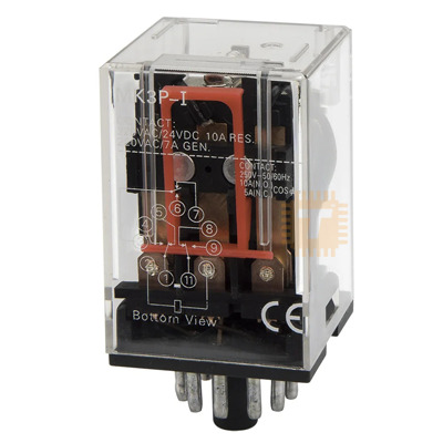 OMRON MK3P-I 12VDC 10A 240VAC 28VDC 11pin Electromagnetic Relay (RL0070)