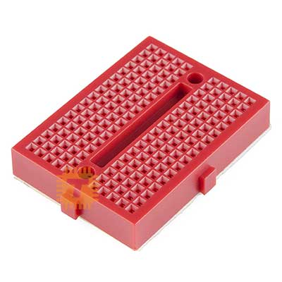 170TP Red Mini Project Board Breadboard Solderless (45x35x10mm) (TA0286)