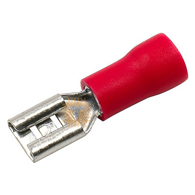 Red Female Spade Connector FDD2-250 16-14 AWG Battery Lug Blade (TB0028)