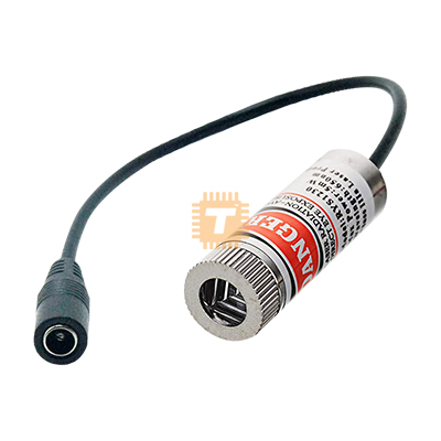 Red Laser Cross Module RYS1230 650nm 10mW Adjustable Focus with DC Base Barrel Jack (MD0814)