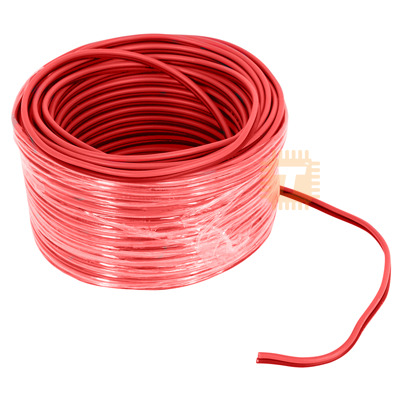 Red Twin Cable Power Speaker Wire 100m Full Roll (TA1019)