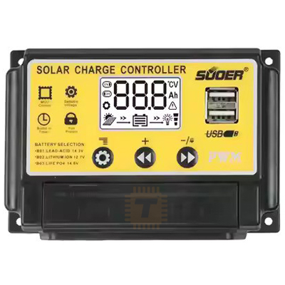 ST-S1220 Solar Charge Controller 20A Auto 12V-24V Built-in Off Grid (BA0239)