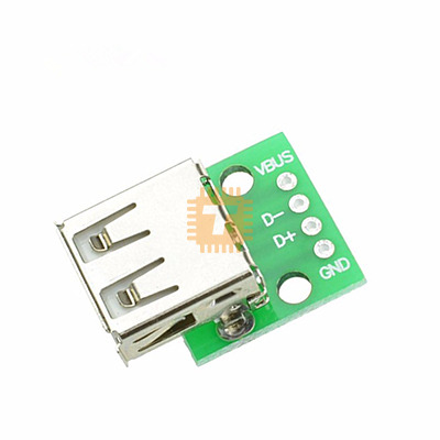 USB Female to DIP Adapter 4pin 2.54mm (MD0632)