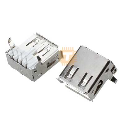 USB Socket Female Type A Right Angle PCB Mount (CN0014)