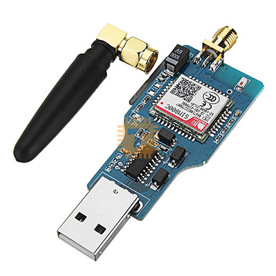 USB To GSM Serial GPRS Bluetooth SIM800C Module (MD0543)