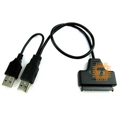 USB to SATA 22 Pin Adapter Cable For 2.5 inch External Hard Disk Drive (TA0334)