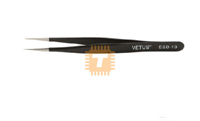 Tweezer Metal Non-magnetic Straight ST-10 (Good Quality) (TA0431)