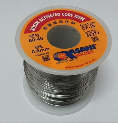 ASAHI Solder Wire Lead Roll 60/40 0.8mm 250g High Quality (TA0487)