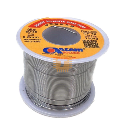 ASAHI Solder Wire Lead Roll 60/40 0.8mm 250g High Quality (TA0487)