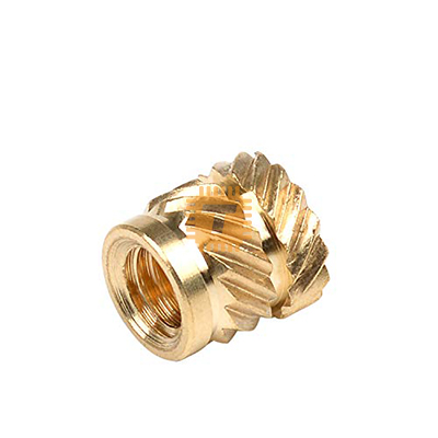 Brass M6 Insert H: 4mm OD: 8mm (Approx. 10pcs) Heat Staking Threaded Nut for Plastic (TA1190)