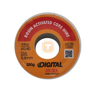 DIGITAL Solder Wire Lead Roll 60/40 0.8mm 250g High Quality (TA0860)