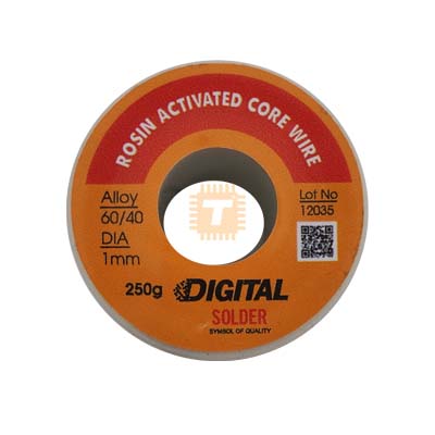 DIGITAL Solder Wire Lead Roll 60/40 1.0mm 250g High Quality (TA0861)