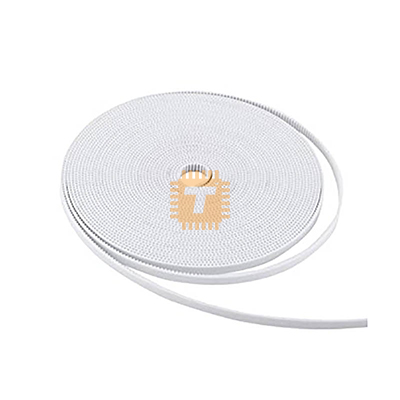 GT2 10mm Timing Belt (PU with Steel Wires) White Per 1m (MT0435)