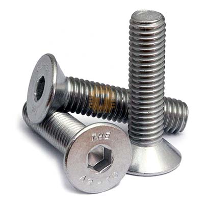 M3 6mm Stainless Steel Hex Flat Socket Head Countersunk Screw (TA0837)