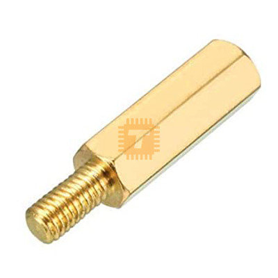 M3 Copper Stud 20mm Male-Female Spacer Hexagonal Hollow Column Standoff Pillar (TA0132)