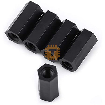 M3 Plastic Female-Female Spacer 12mm Stud Hexagonal Hollow Column Standoff Pillar (TA0196)