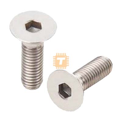 M5 15mm Stainless Steel Hex Flat Socket Head Countersunk Screw (TA0883)