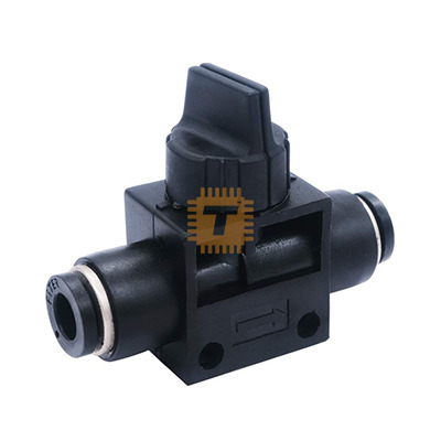 Pneumatic 8mm HVFF Hand Valve Black Cap (MT0046)