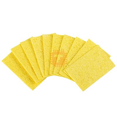 Soldering Iron Tip Cleaning Sponge Square (Yellow Cellulose) (TA0147)