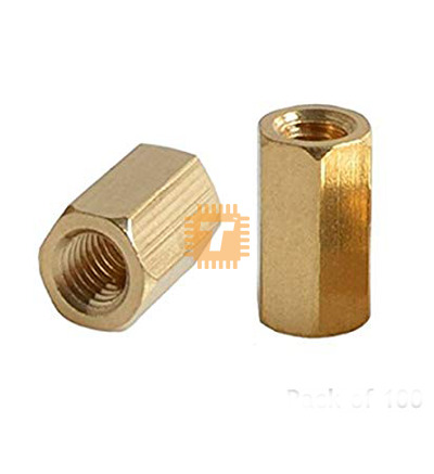 M3 Copper Female Spacer 5mm Stud Hexagonal Hollow Column Standoff Pillar (TA0396)