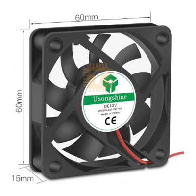 Cooling Fan 6015 Axial 60x60x15mm 12V (RB0291)