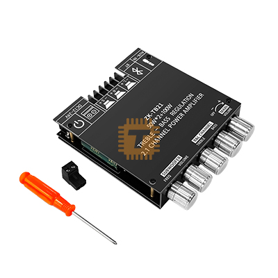 ZK-TB21 Hi Fi Stereo Amplifier 2.1 Channel with Bluetooth 5.0 (50Wx2+100W) (SP0060)