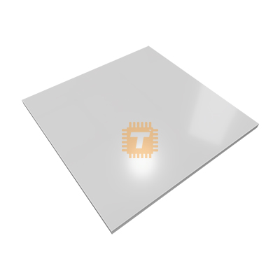 Plastic Square 60x60mm White GPPS 2mm (OP0064)