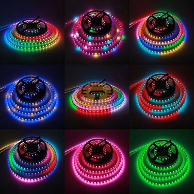 Non-Waterproof LED Strip WS2811 Addressable Pixel LED 60pcs per Meter (LE0115)