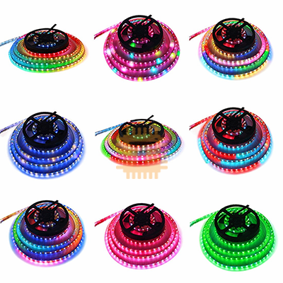 Non-Waterproof LED Strip WS2812 Addressable Pixel LED 60pcs per Meter (LE0070)