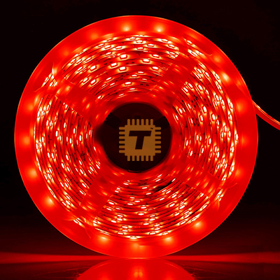 Waterproof LED Strip 12V SMD2835 300pcs 5m Red (LE0134)