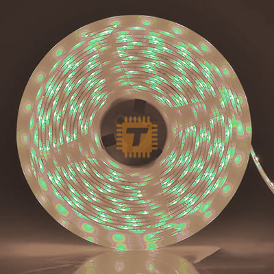 Waterproof LED Strip 12V SMD2835 300pcs 5m Warm White (LE0139)