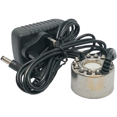 LED Ultrasonic Mist Maker Fogger Atomizer Humidifier with Power Adapter (MD0581)