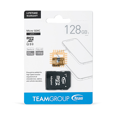 TEAMGROUP MicroSD 128GB Class10 UHS-1 (Original) (SD0018)