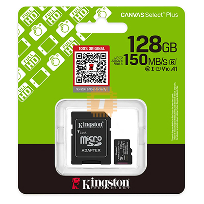 Kingston MicroSD 128GB Class10 (Original) (KI0014)